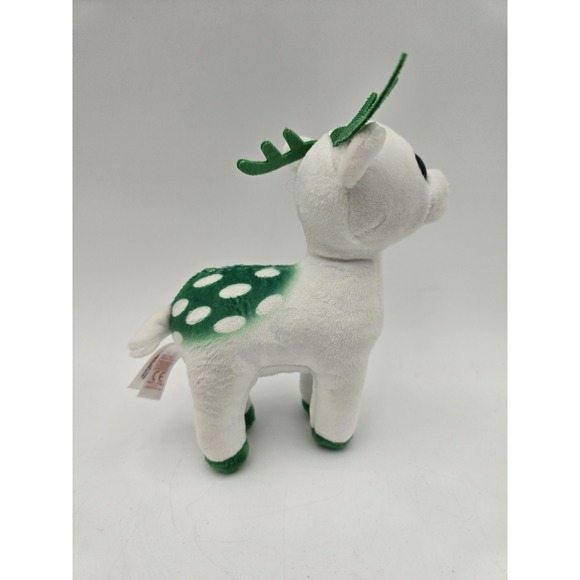 Lot Of 4 Beanie Plush Christmas Toys Reindeer Santa Frosty Snowman Ty & Gemmy - Picture 12 of 14